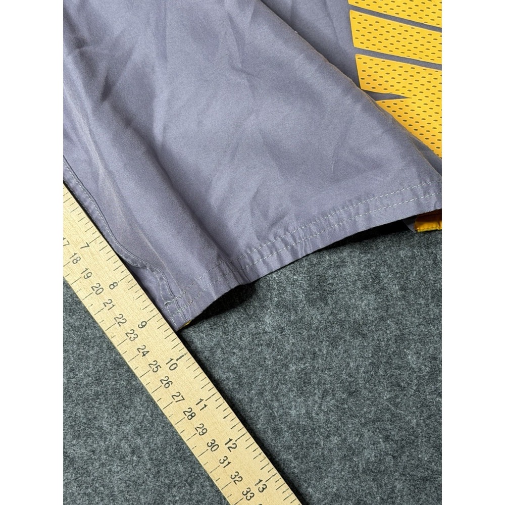 Nike Swim / Board Shorts Mens Sz XL Gray Orange ,Aqua .Mesh Lined Pockets - Picture 5 of 10